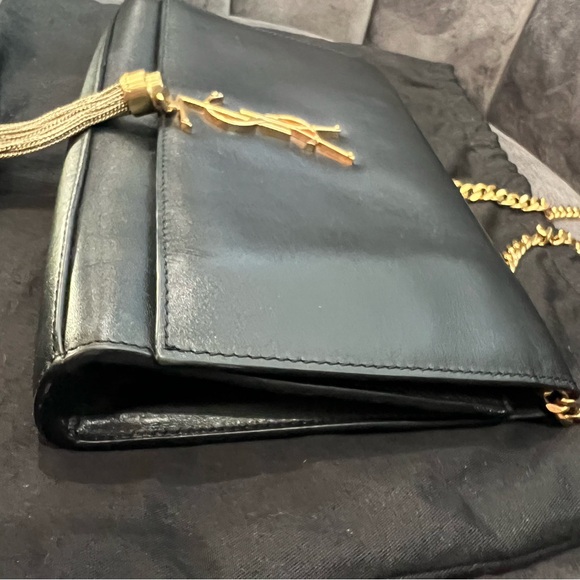 Clearance-YSL Kate Tassel Medium Classic Monogram Bag - Picture 10 of 16